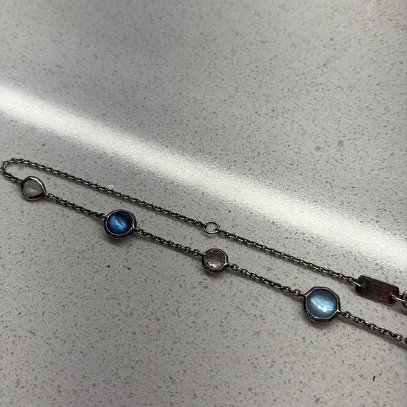 Ippolita 18” Sterling Silver multi stone necklace - Picture 3 of 6